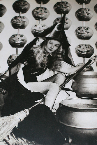 pin up sexy witch